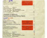 VALDIFF M 1000mg Tablet 15's