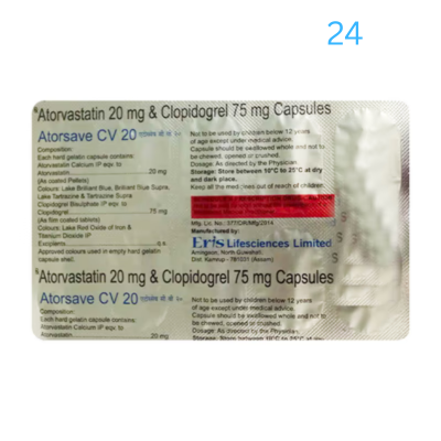 Atorsave CV 20mg Capsule 10'S