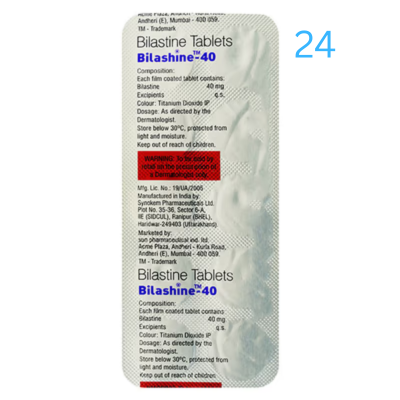 Bilashine 40mg Tablet