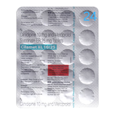 Cilamet XL 10/25 Tablet ER