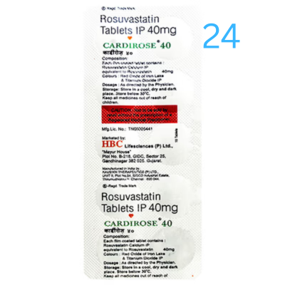 Cardirose 40mg Tablet