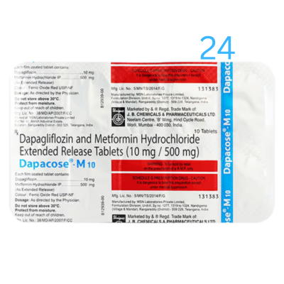 Dapacose 10 Tablet