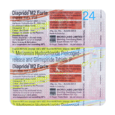 Diapride M2 Forte Tablet PR