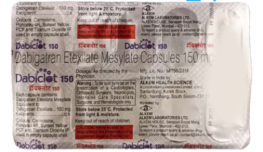 Dabiclot 150mg Capsule