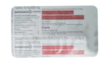 dapaSACH - M 10mg/500mg Tablet