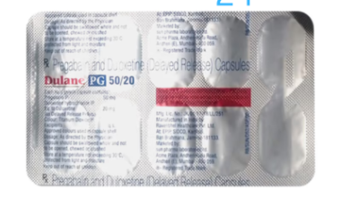 Dulane PG 50mg/20mg Capsule