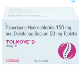 Tolmove D 150mg/50mg Tablet