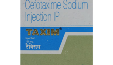 Taxim 125mg Injection