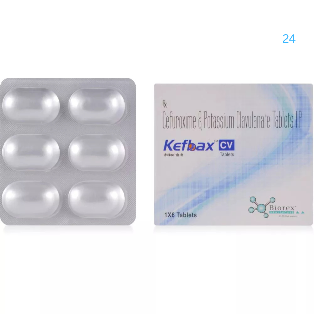 Kefbax CV 500mg/125mg Tablet