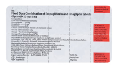 Glyxambi 10mg/5mg Tablet
