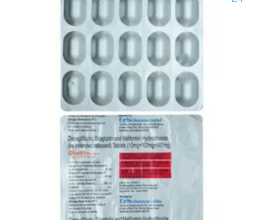 Gluxit Trio 10mg/500mg/100mg Tablet