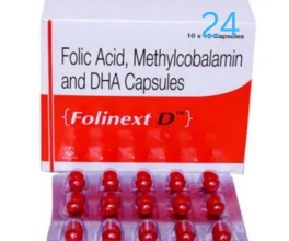 Folinext D Capsule with Folic Acid, Mecobalamin & DHA
