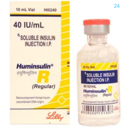 Huminsulin R 40IU/ml Solution for Injection