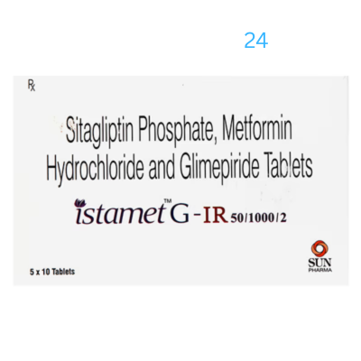 Istamet G 50mg/2mg/1000mg Tablet IR