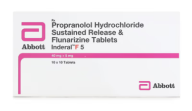 Inderal F 5 Tablet SR
