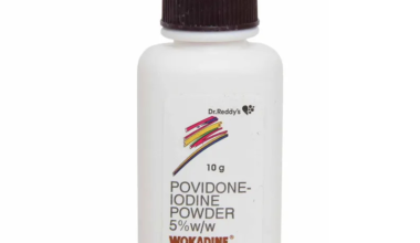 Wokadine 5% Dusting Powder