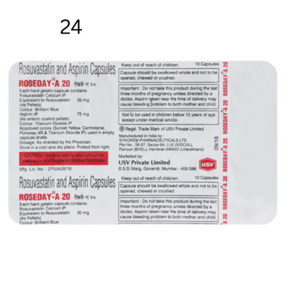 Roseday A 20/75mg Capsule 10'S