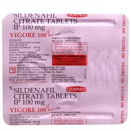 Vigore 100 Red Tablet - Image 4