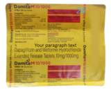 Damita M 10/1000 Tablet ER