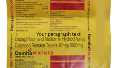 Damita M 10/1000 Tablet ER