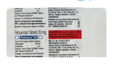 Febutaz 20mg Tablet