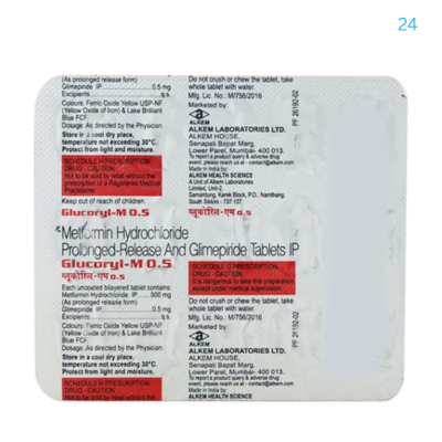 Glucoryl-M 0.5 mg Tablet