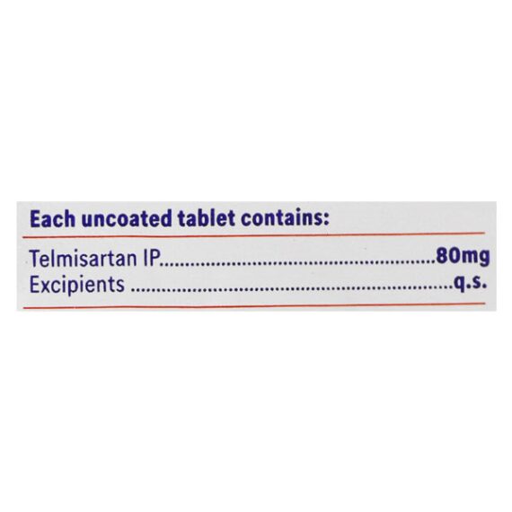 Telsartan 80mg Tablet 14'S - Image 2