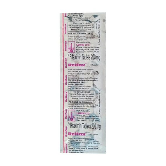 Rcifax 200mg Tablet 10'S - Image 3