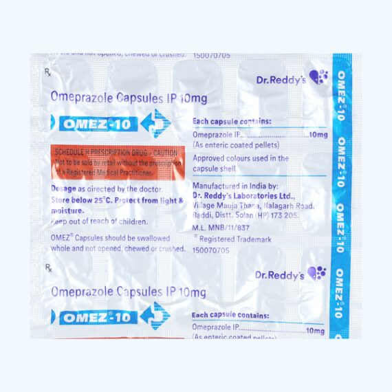 Omez 10mg Capsule 15'S