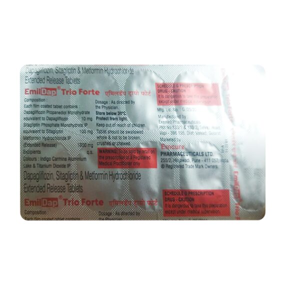 EMILDAP TRIO FORTE Tablet 10's