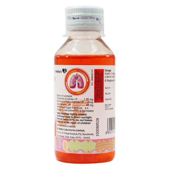 BRO Zedex SF Sugar Free Expectorant 100ml - Image 2