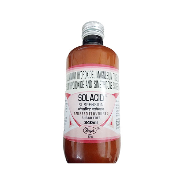 SOLACID Sugar Free Aniseed Flavoured Suspension 340ml
