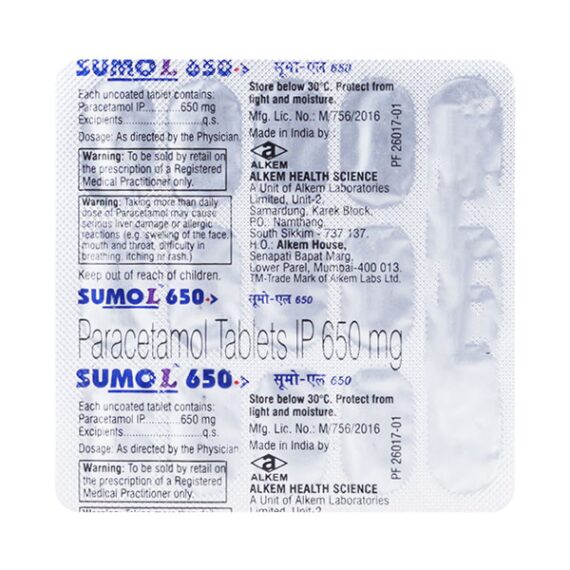 Sumo l 650 Tablet 15'S