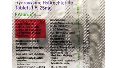 Atarax 25mg Tablet 15'S