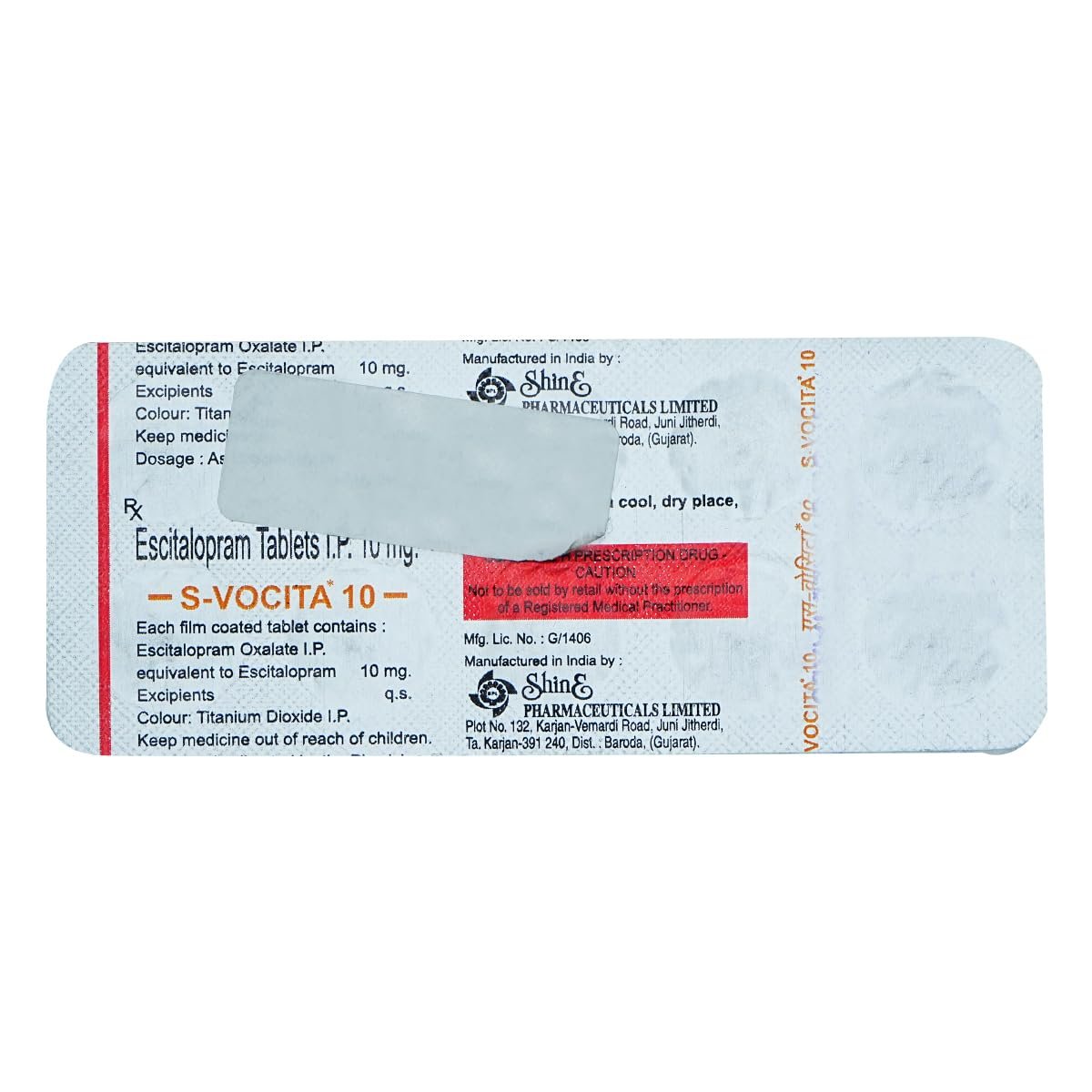 S Vocita E 0.5/10mg Tablet 10'S - Image 2