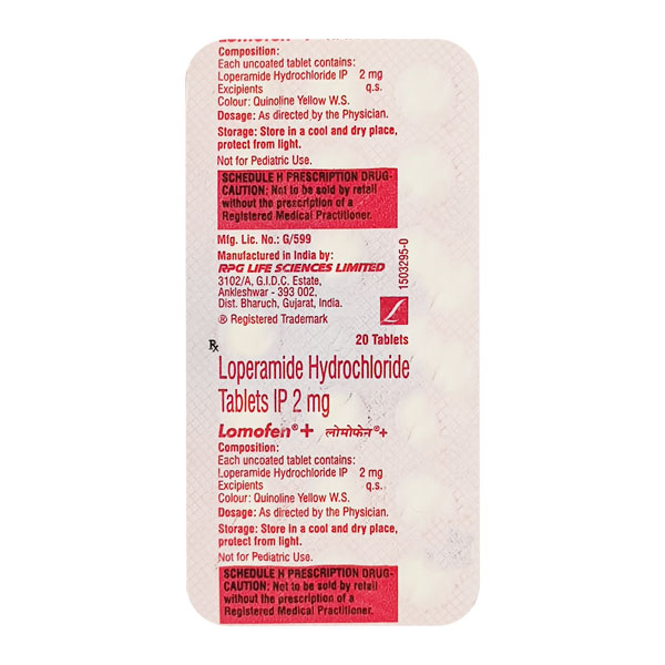 Lomofen + Tablet 20'S