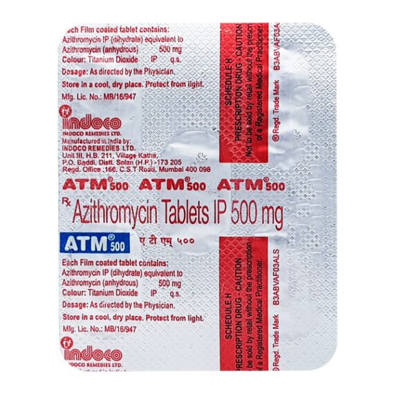 ATM 500mg Tablet 5'S