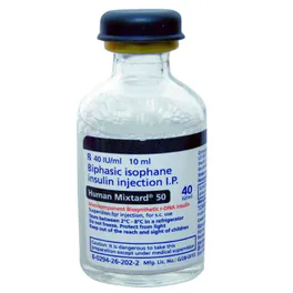 Human Mixtard 50 Injection 40IU/ml - Image 3