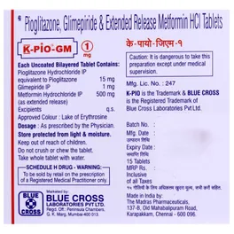 K-Pio-Gm 1mg Tablet ER - Image 2