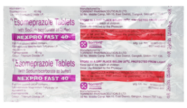 Nexpro Fast 40mg Tablet 10'S