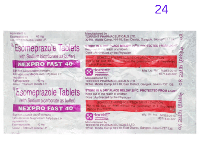 Nexpro Fast 40mg Tablet 10'S