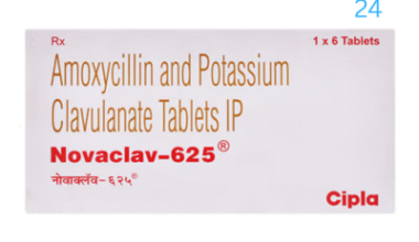 Novaclav 625mg Tablet 6'S