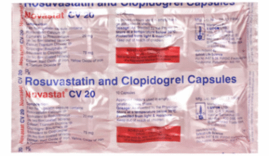 Novastat CV 20mg Capsule 10'S