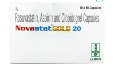 Novastat Gold 20mg Capsule 10'S