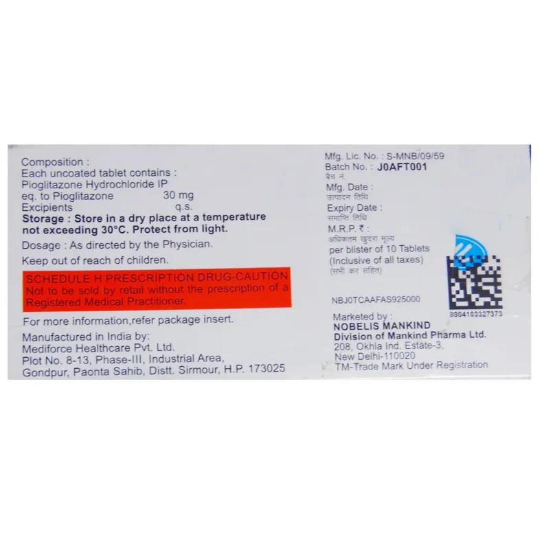 Piohope 30 Tablet - Image 2