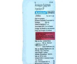 Amicin 250mg Injection 2ml