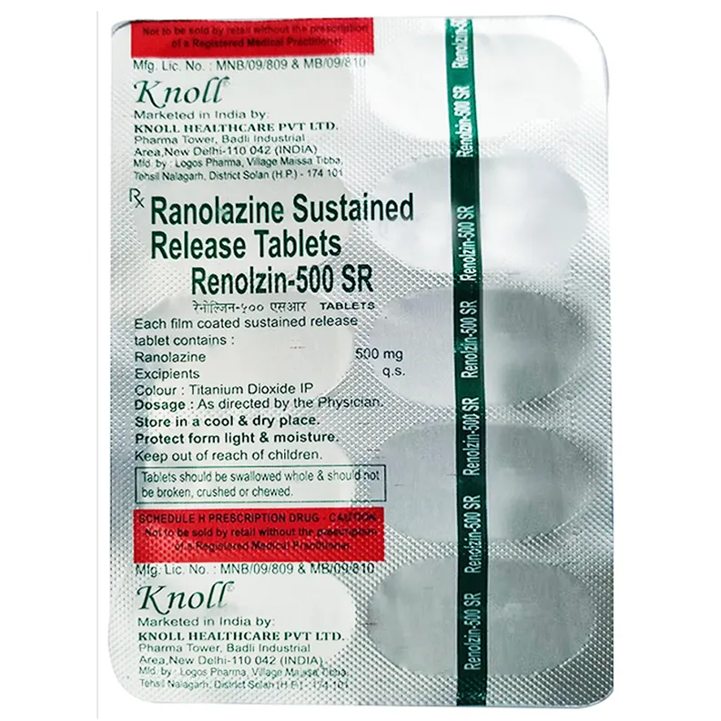 Renolzin 500 SR Tablet - Image 4