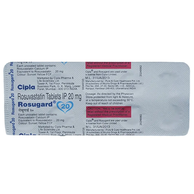 Rosugard 20mg Tablet - Image 5