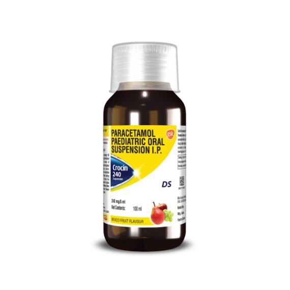 CROCIN DS MIXED FRUIT FLAVOUR 240 Suspension 100ml