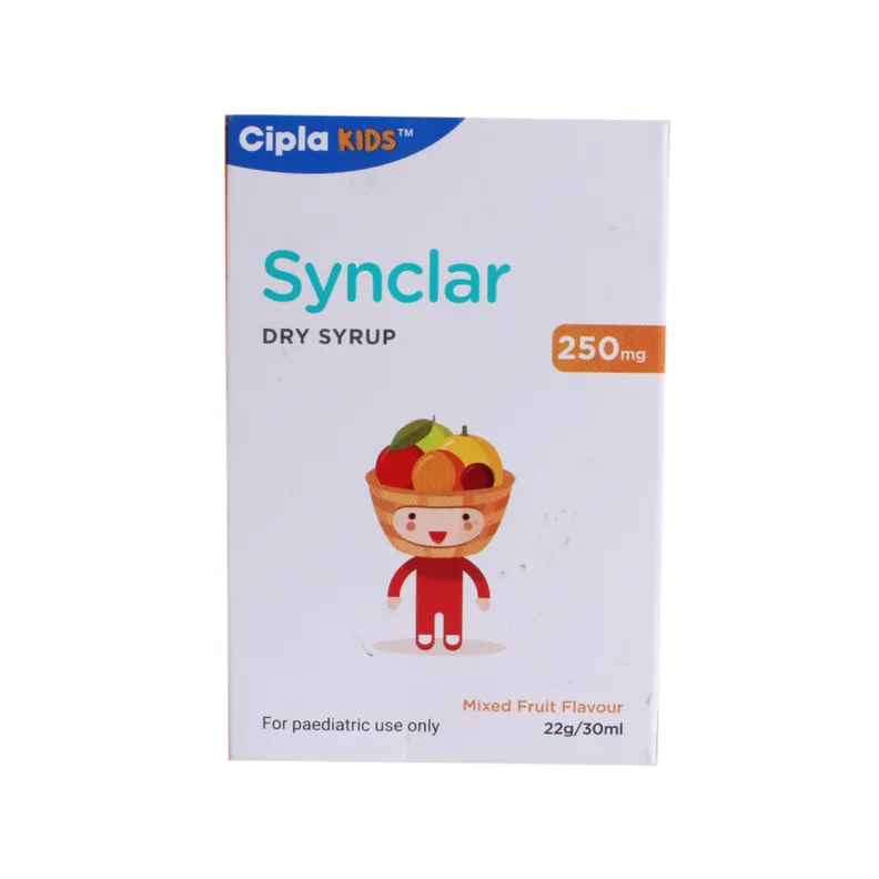 Synclar 250mg Dry Syrup Mixed Fruit - Image 2